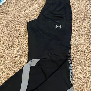black under armor sweatpants